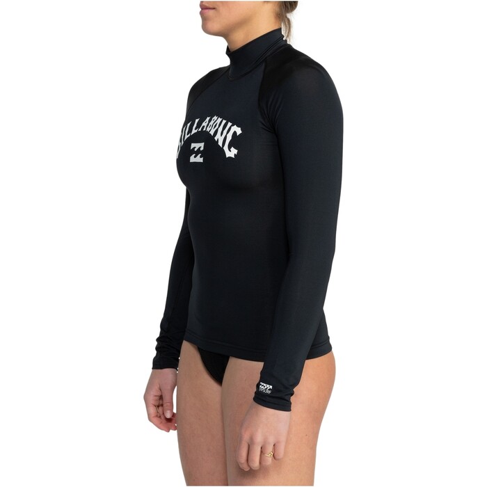 2024 Billabong Womens Tropic Surf Long Sleeve Rash Vest EBJWR03020 - Black